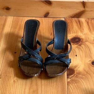 Strappy Slip-on heels